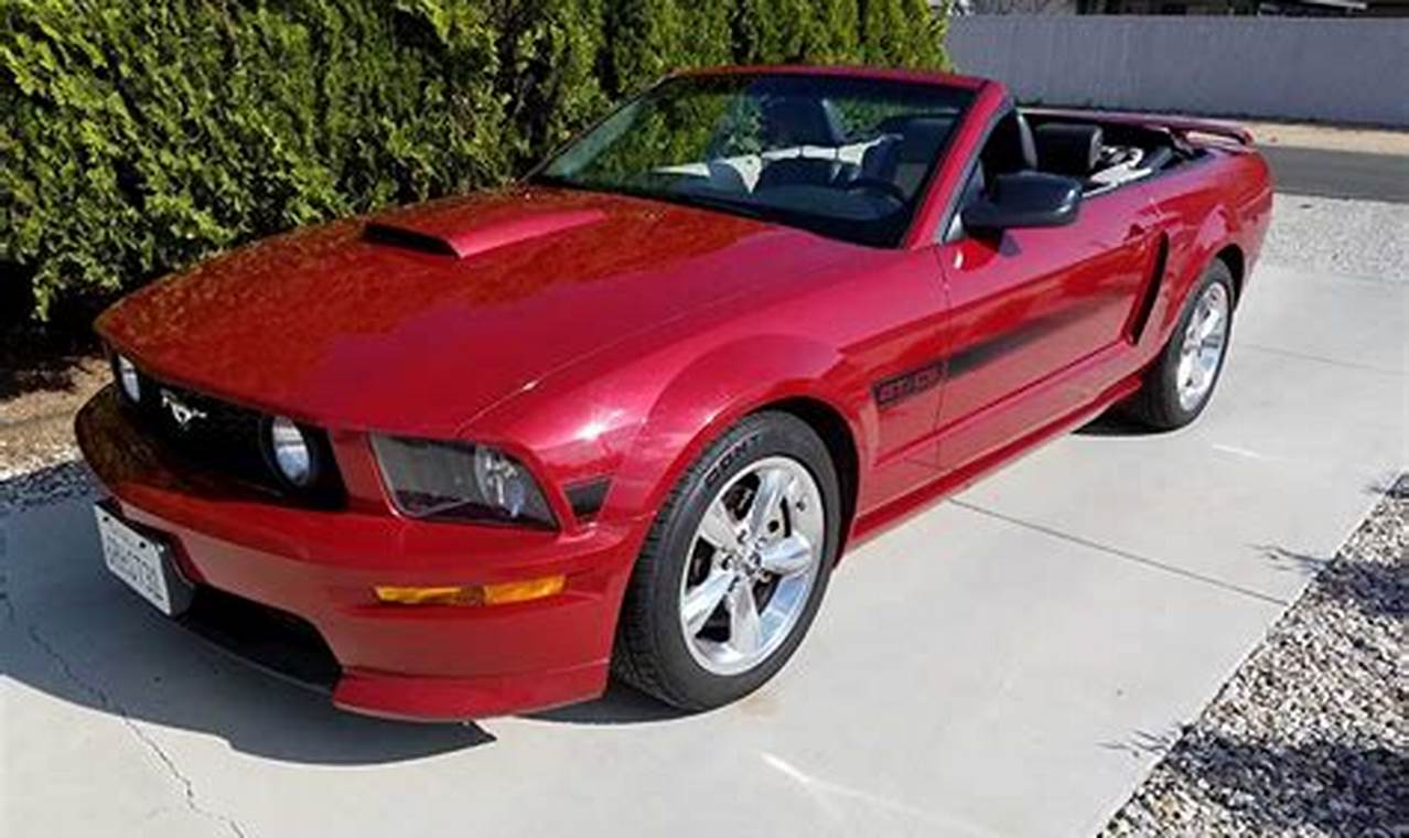2008 ford mustang convertible for sale