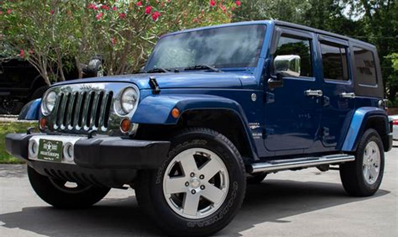 2010 jeep sahara unlimited for sale