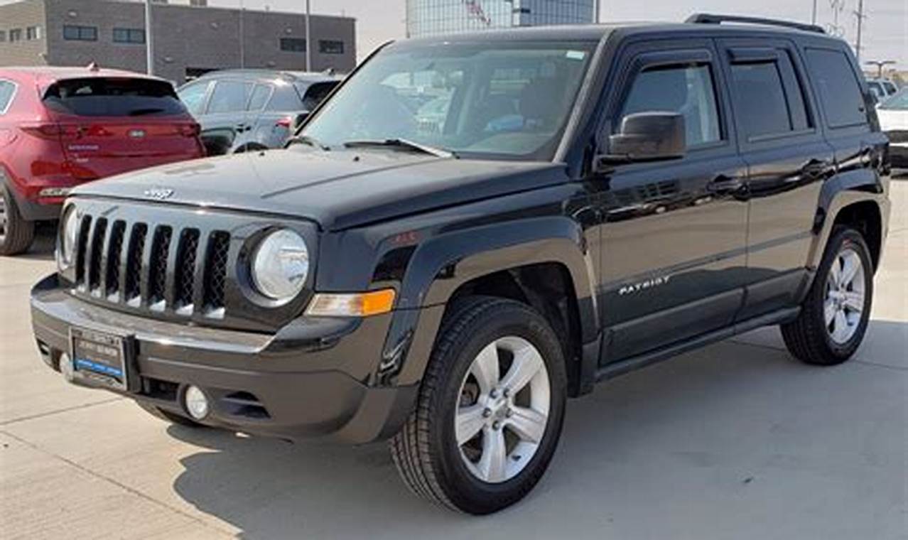 2011 loaded black jeep patriot limited for sale