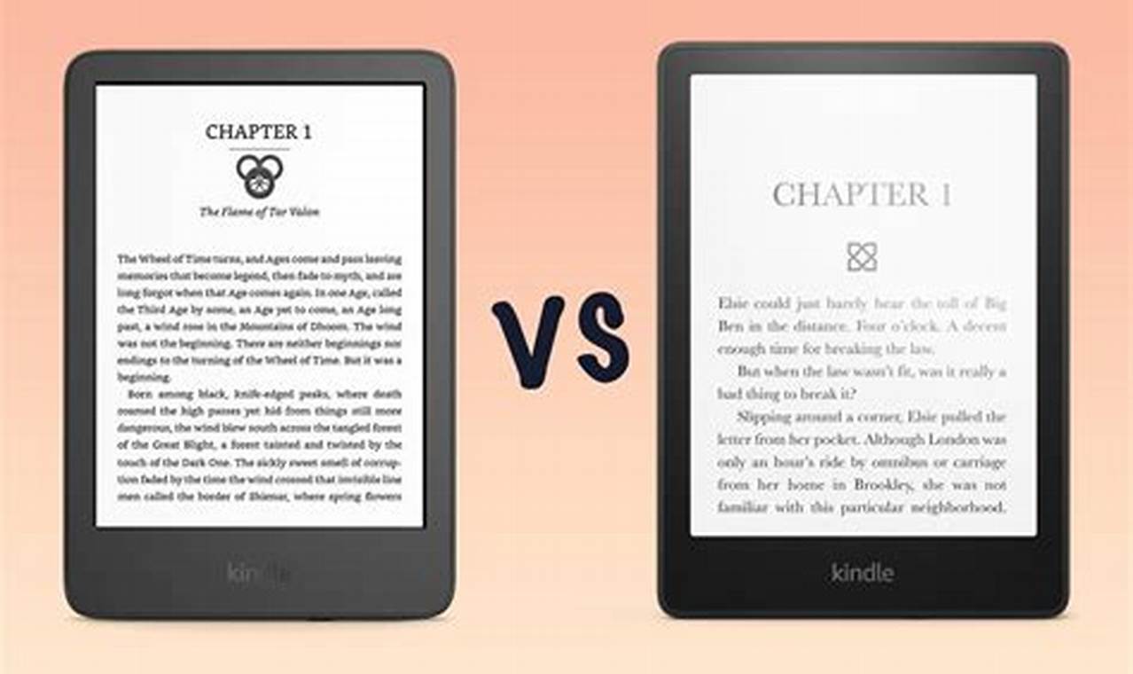 2022 Vs 2024 Kindle Paperwhite