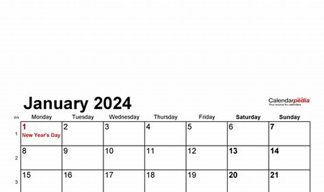 2023 2024 Free Calendar Template Blank