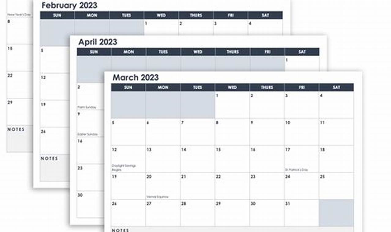 2023 And 2024 Calendar Template Google Sheets Printable
