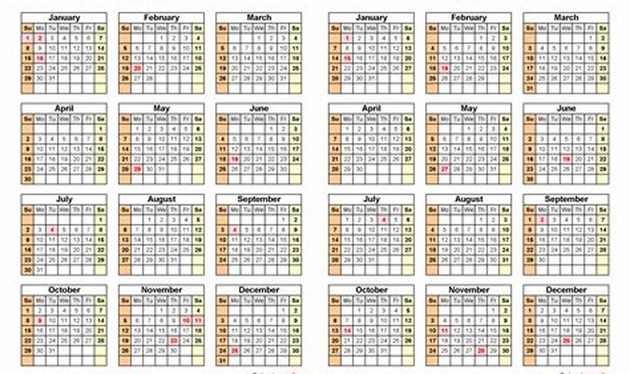 2023-2024 Printable Calendar One Page 2021