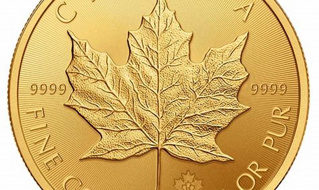 2024 1 Oz Canadian Gold Maple Leaf Coin