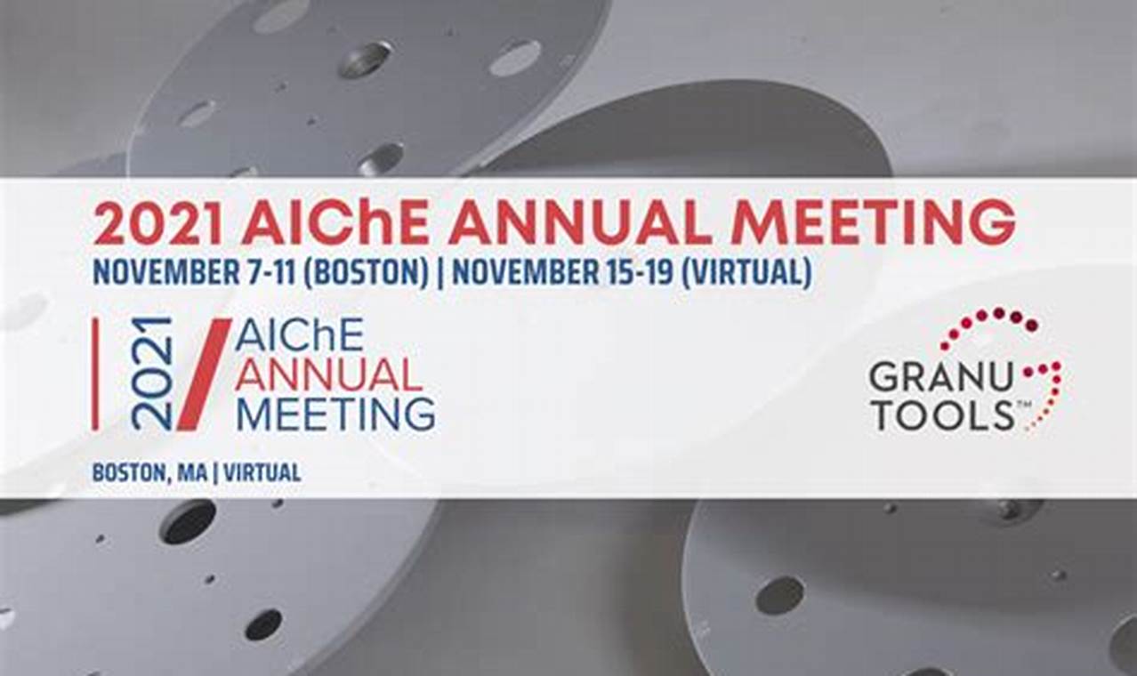 2024 Aiche Annual Meeting