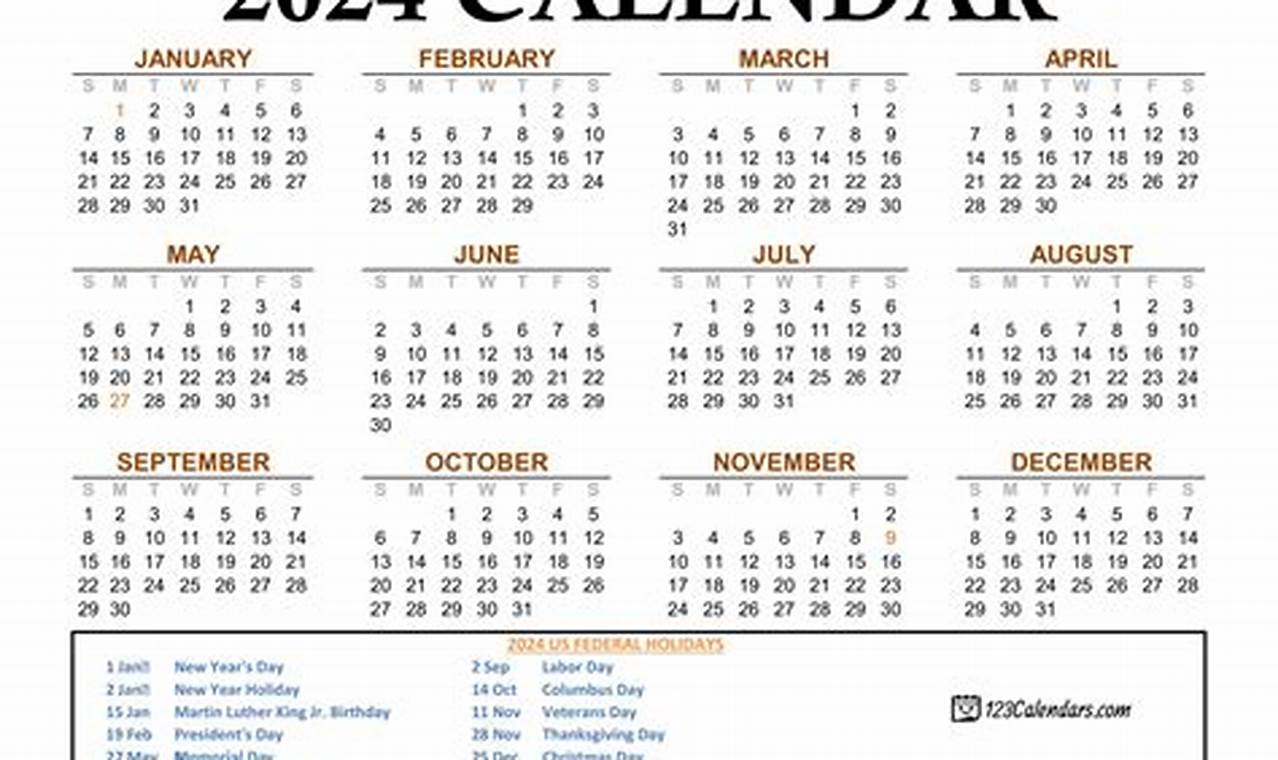 2024 And 2024 And 2024 Calendar Printable