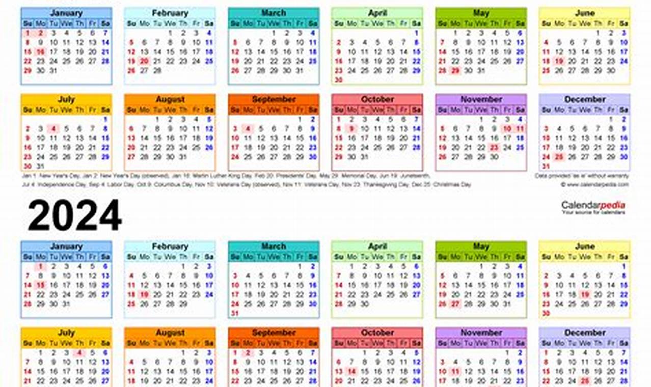 2024 And 2024 Pocket Calendar Free