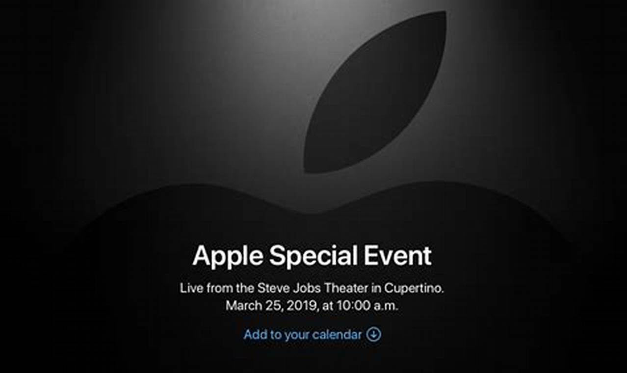 2024 Apple Spring Event