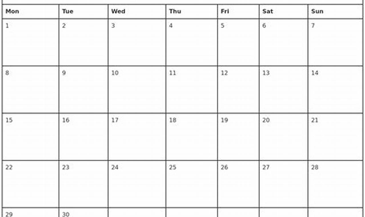 2024 April Calendar To Print Monthly Calendars