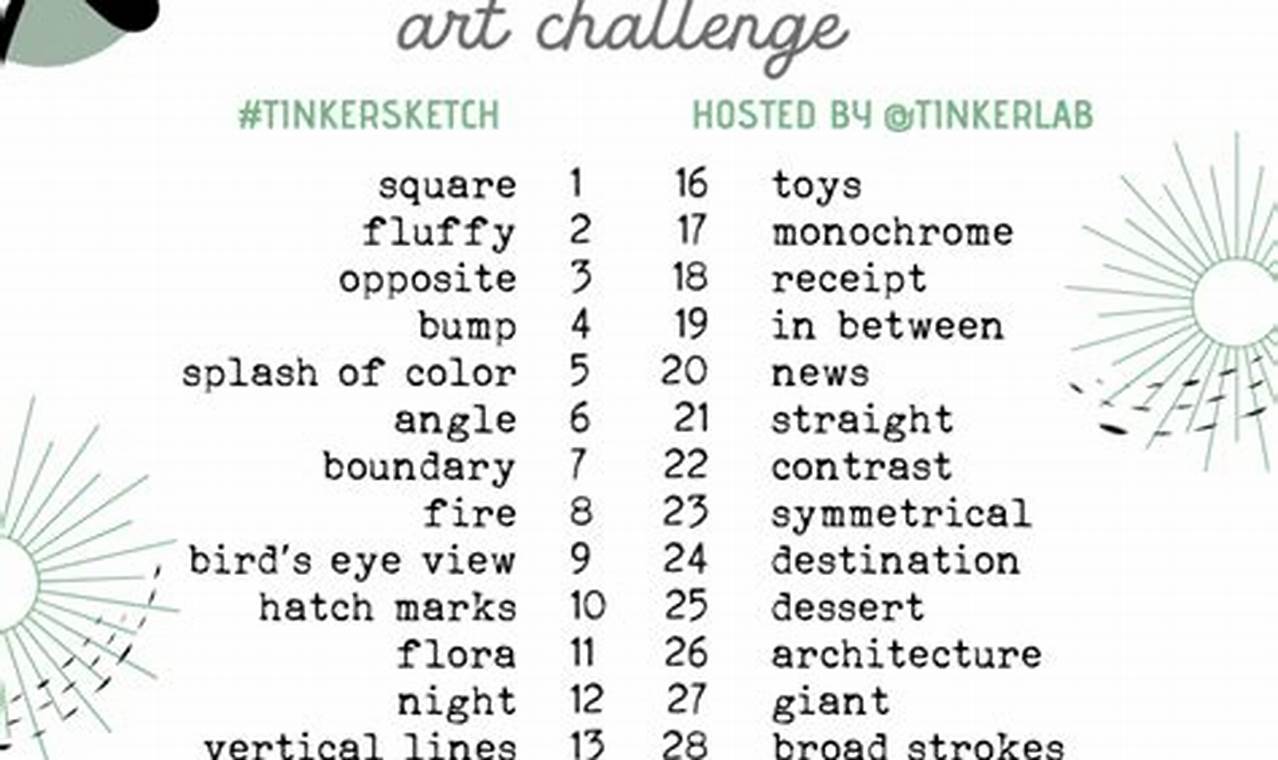 2024 Art Challenges