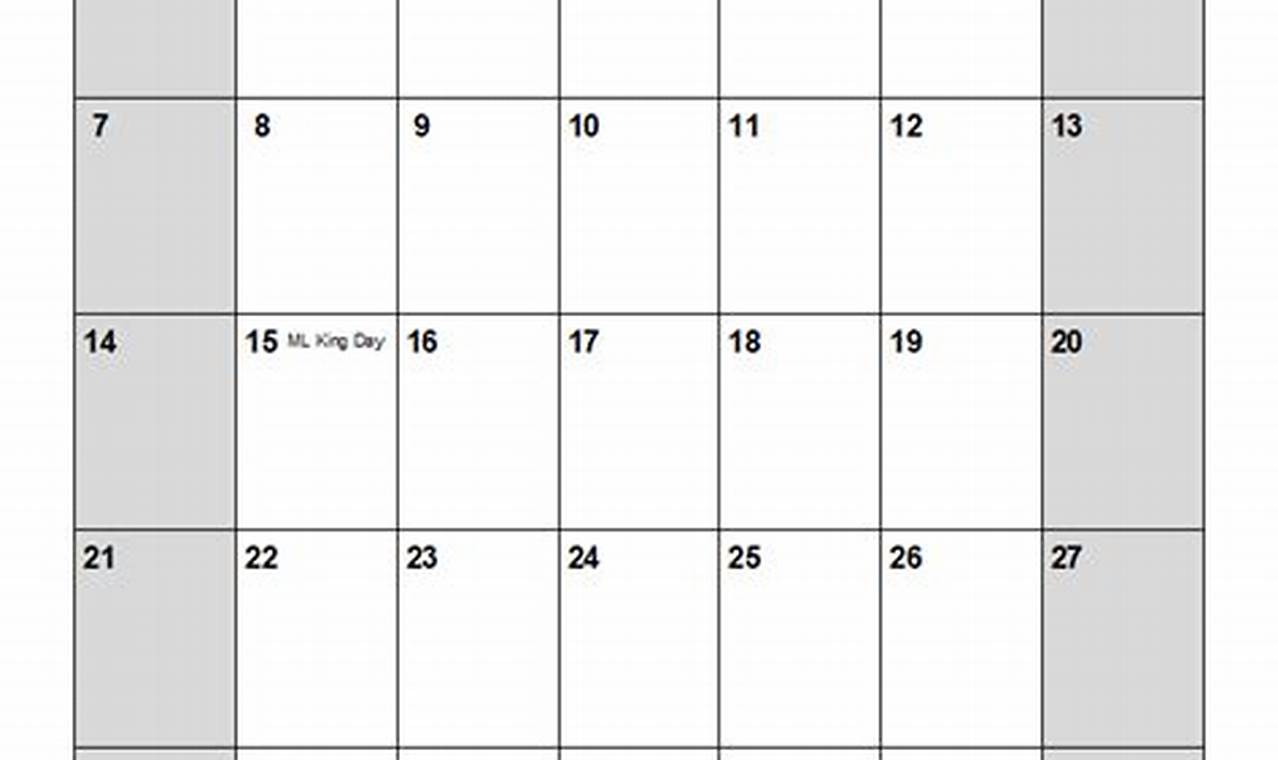 2024 Blank Calendar Template Free Printable Calendars Printable