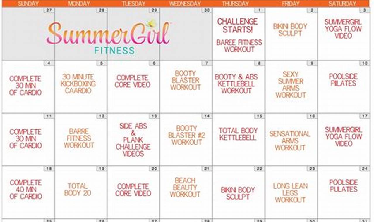 2024 Calendar Art Workout Challenge