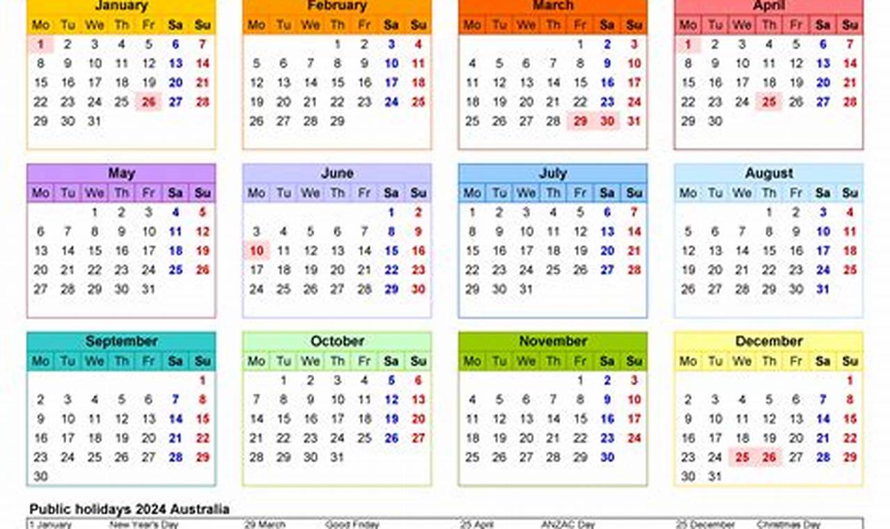 2024 Calendar Australia Download Youtube Downloader