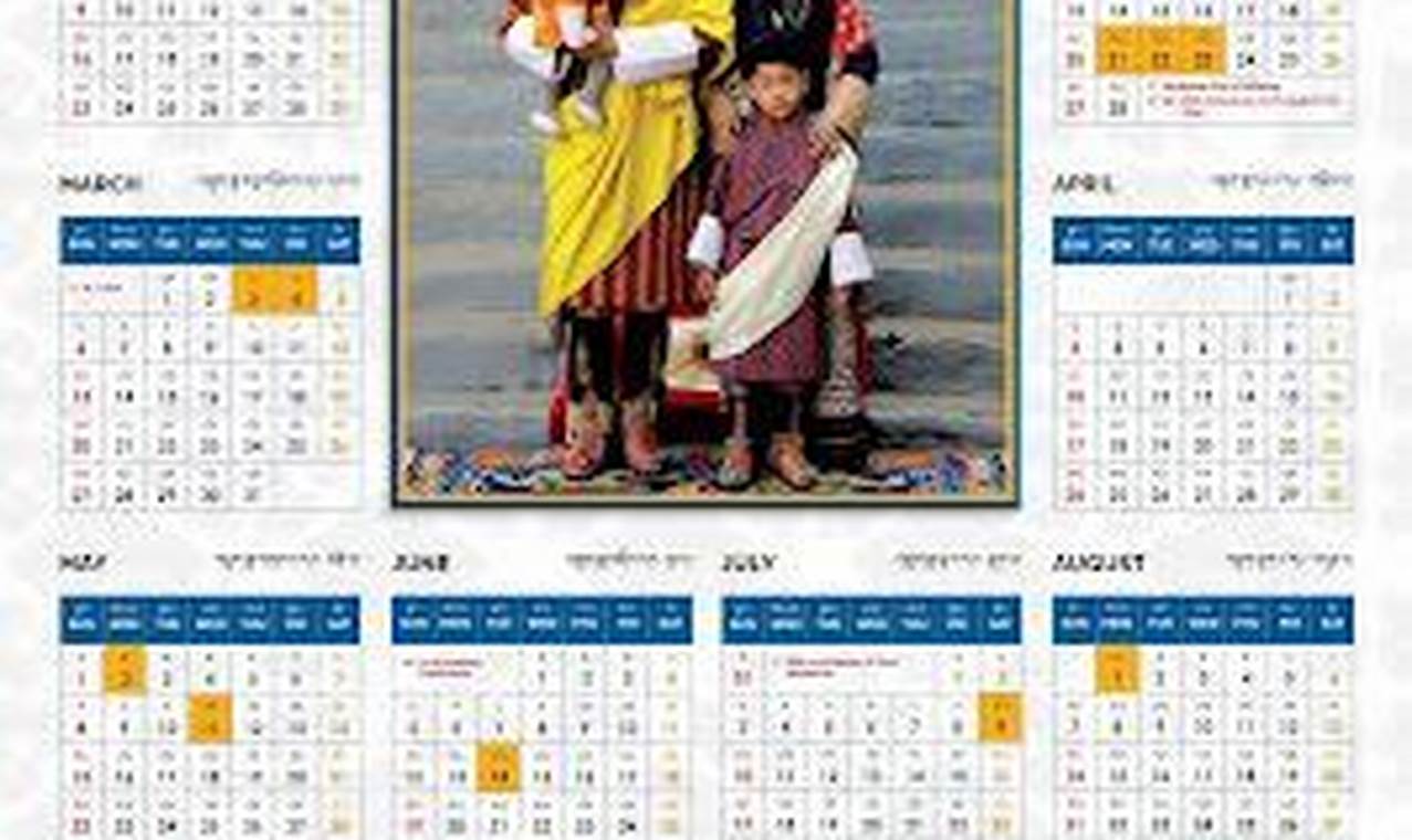 2024 Calendar Bhutanese Movie