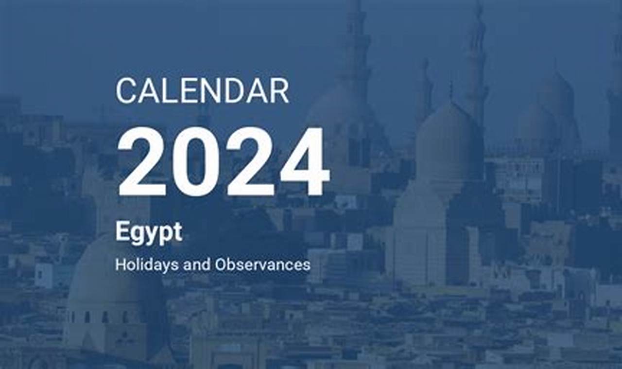 2024 Calendar Egypt Map