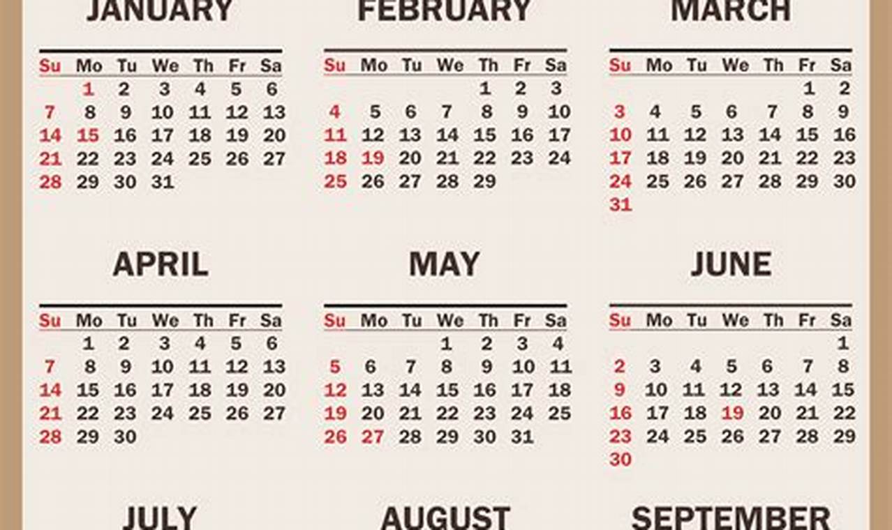 2024 Calendar Free Printable Pdf