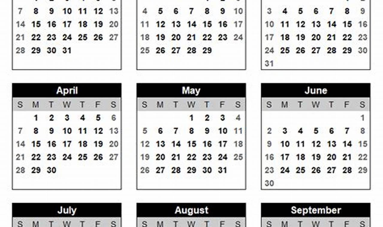 2024 Calendar Large