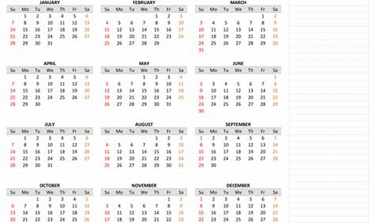 2024 Calendar Overview
