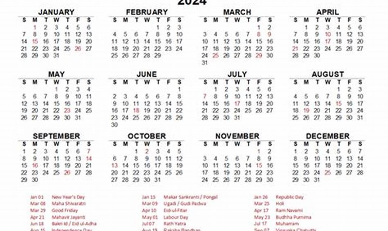 2024 Calendar Pdf Download Hindi Font