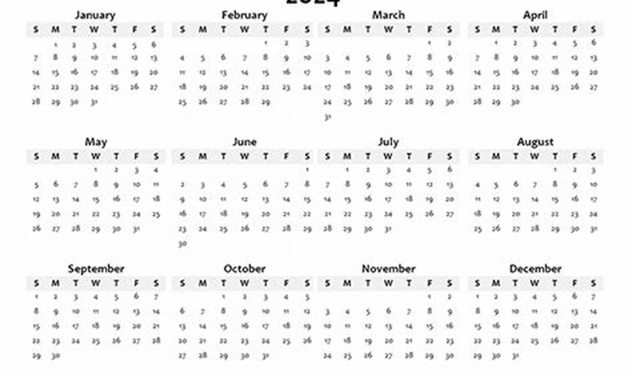 2024 Calendar Printable Calendar Labs