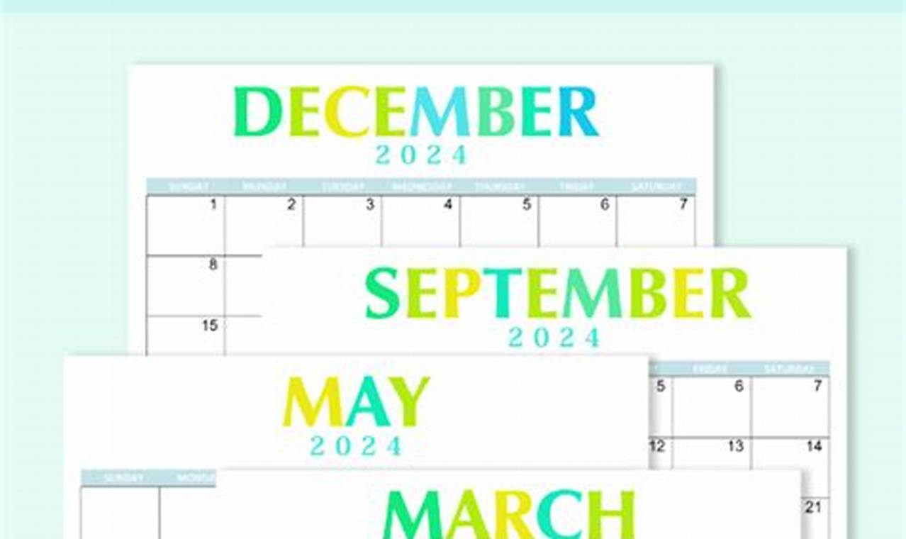 2024 Calendar Printable Design Thinking Synonym