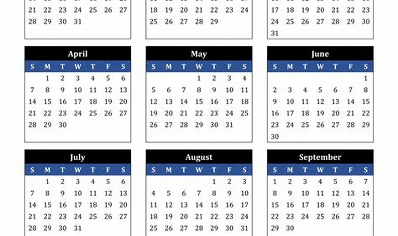 2024 Calendar Template For Microsoft Word