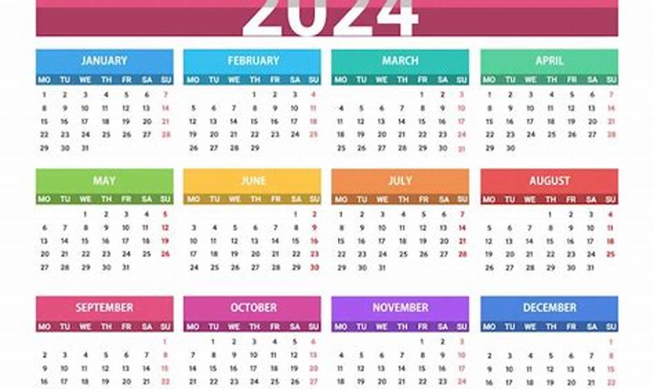 2024 Calendar Template Freepik Images