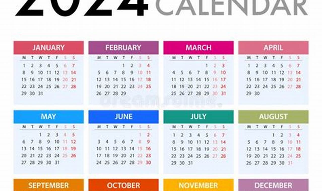 2024 Calendar Week Starting Monday Excel Format