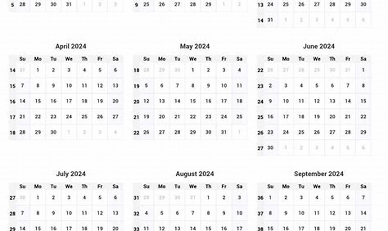 2024 Calendar Weeks With Holidays 2024 Holidays