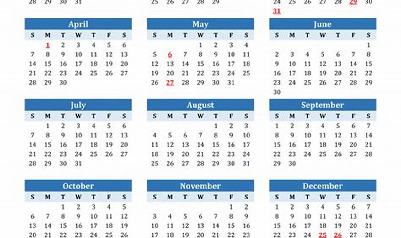 2024 Calendar With Holidays Printable Free Pdf 2022