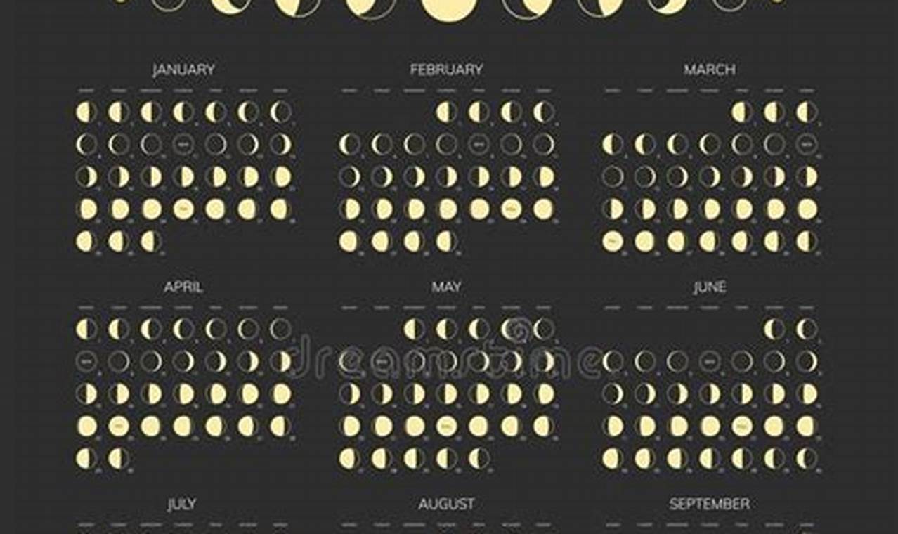 2024 Calendar With Lunar Dates Pdf Printable