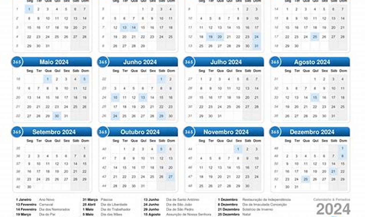 2024 Calendario
