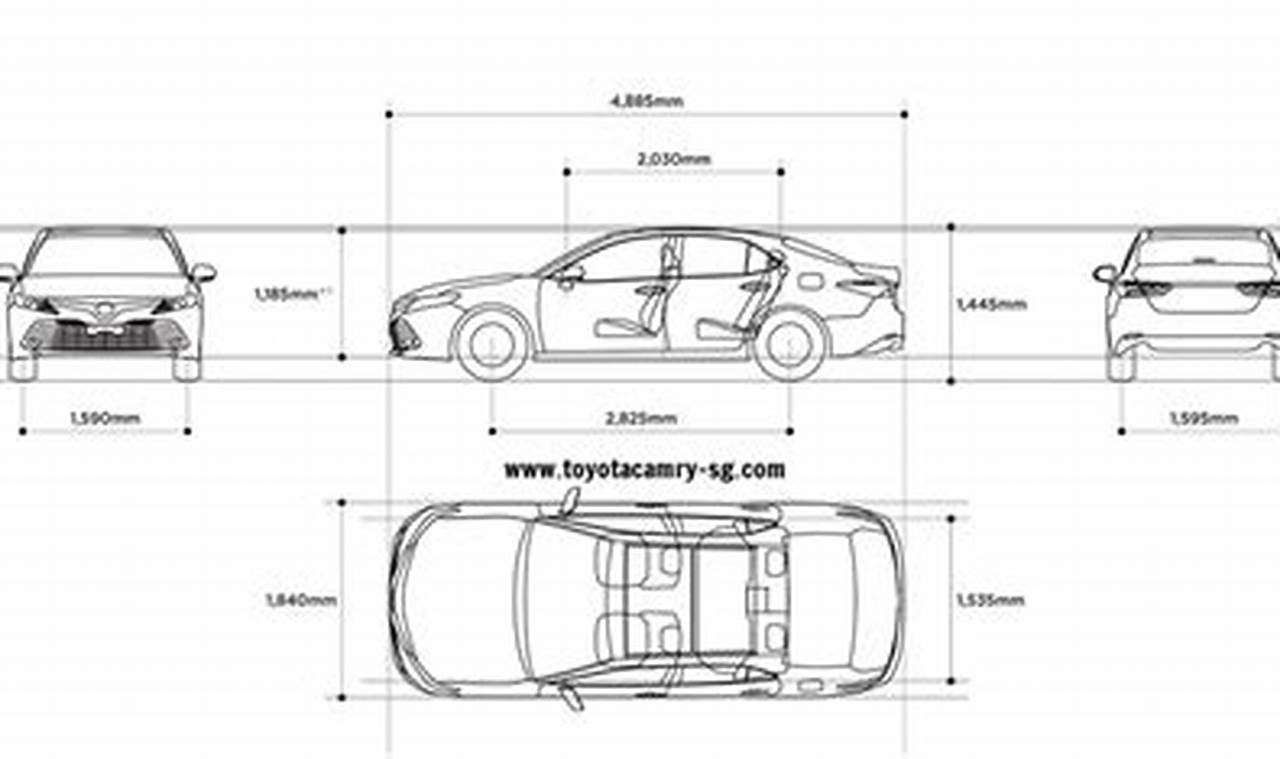 2024 Camry Dimensions