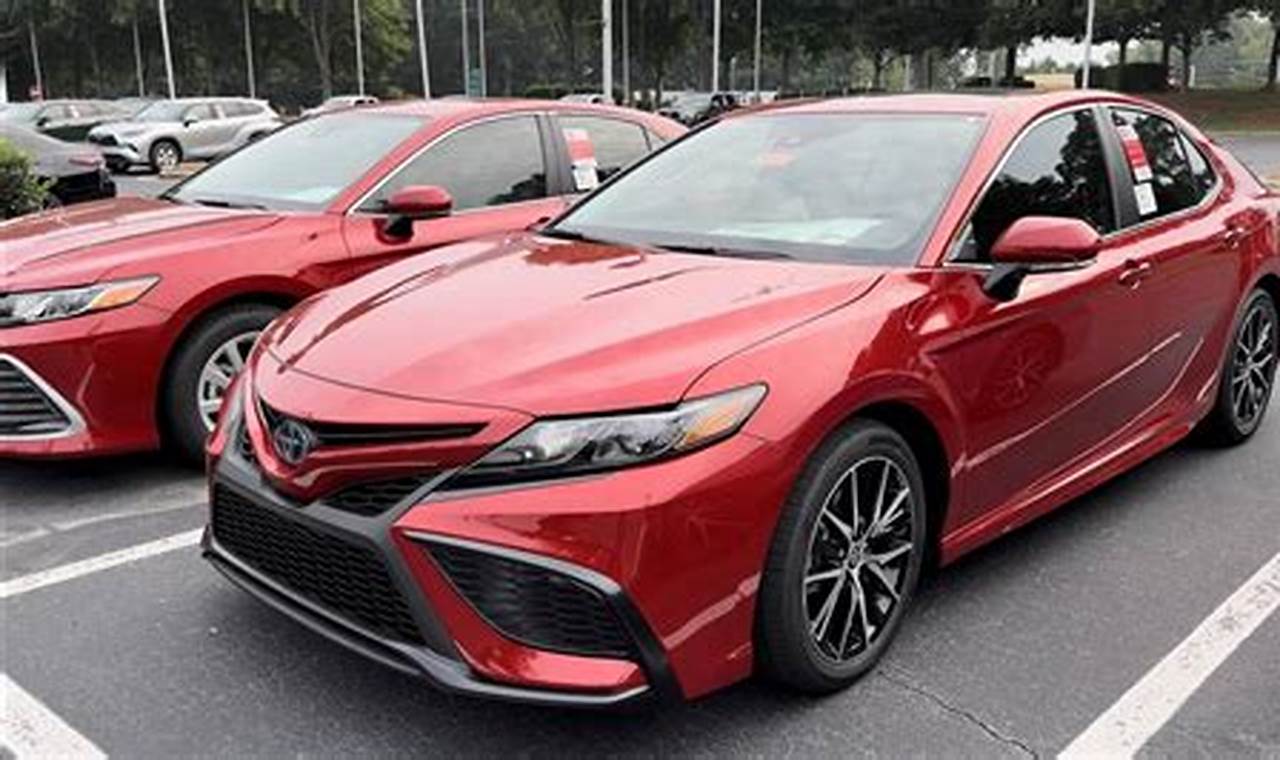 2024 Camry Se Red