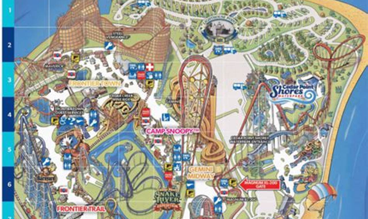 2024 Cedar Point Map