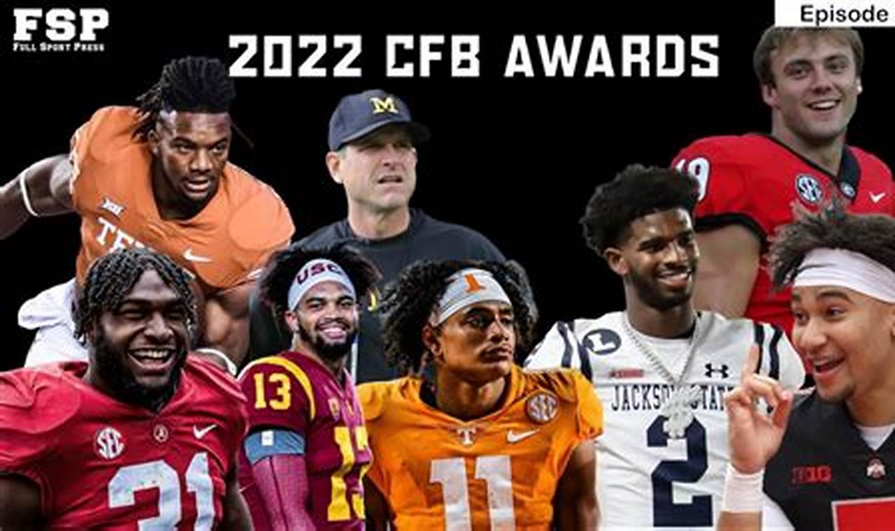 2024 College Football Awards Images