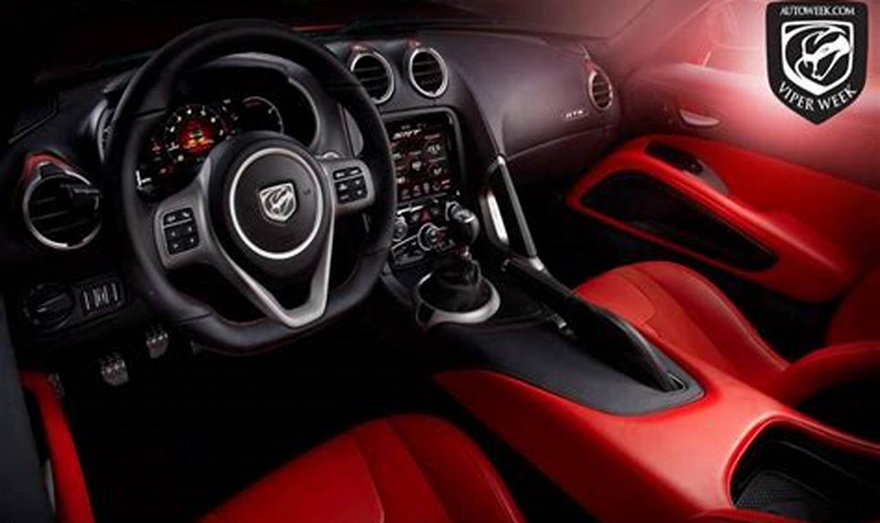 2024 Dodge Viper Interior Photos