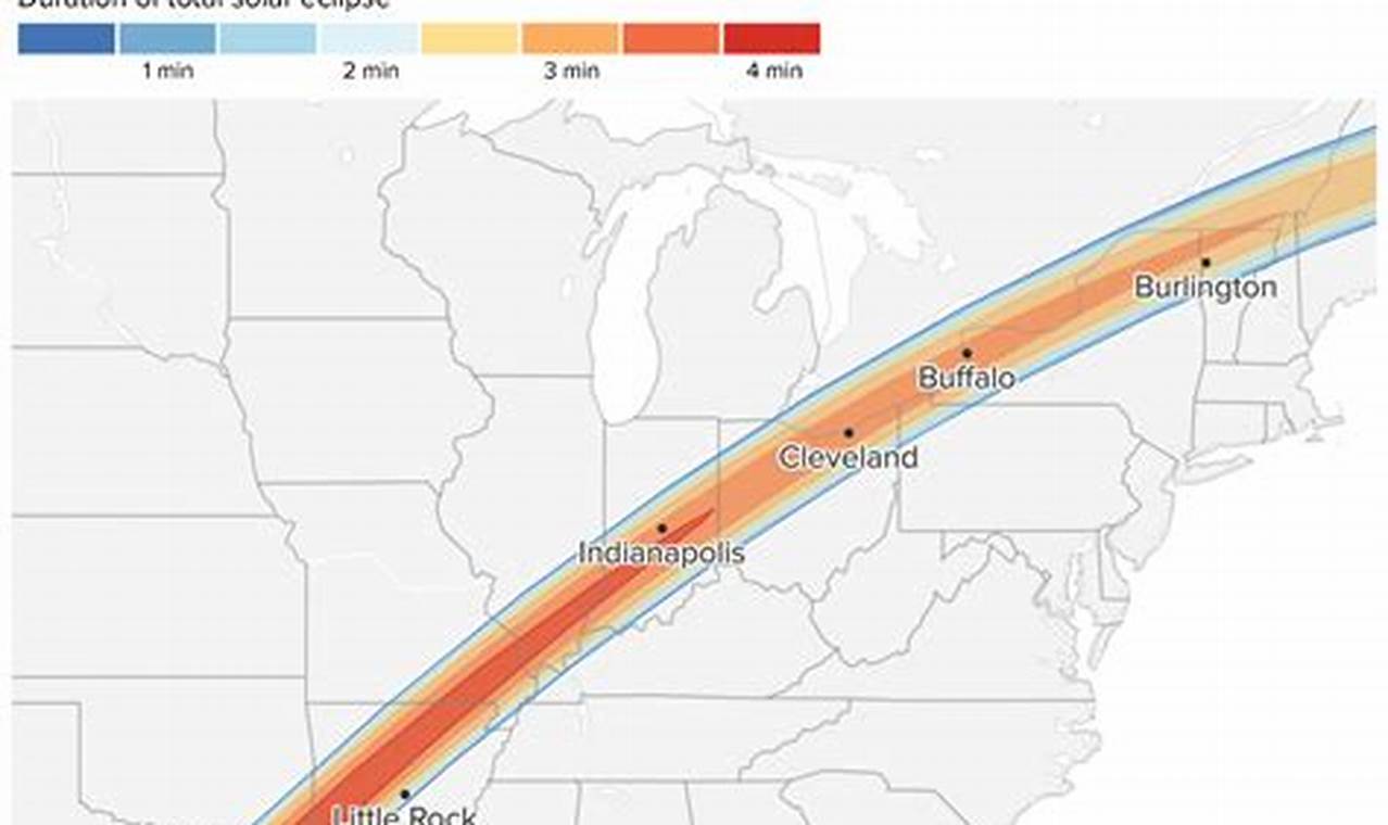 2024 Eclipse Totality Duration