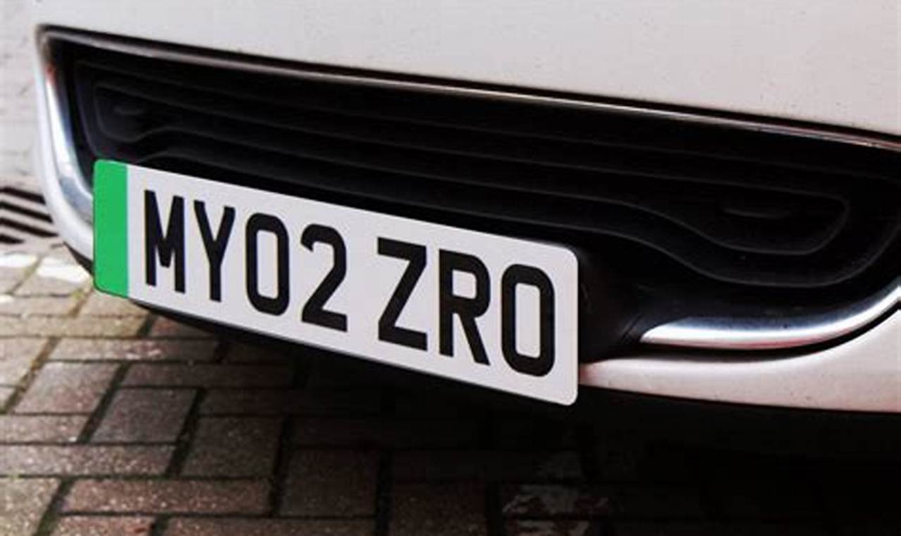 2024 Electric Vehicles Number Plate
