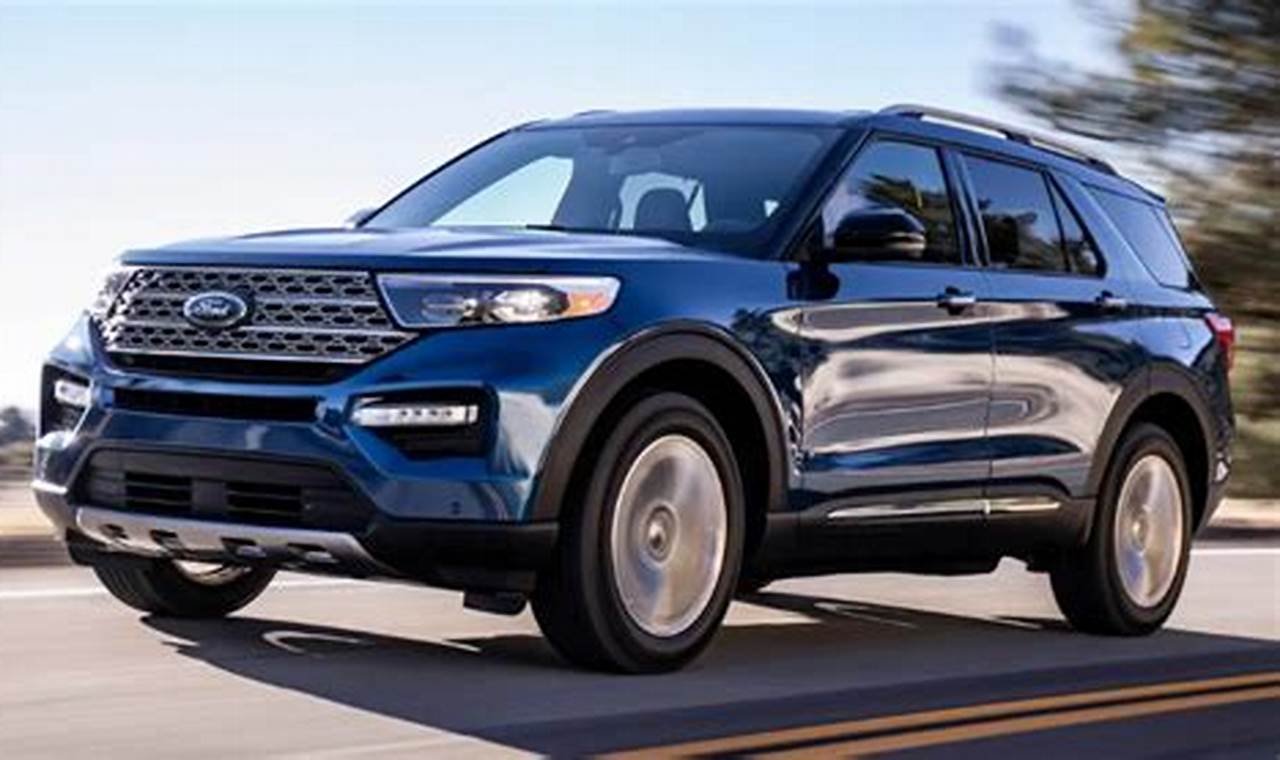 2024 Ford Explorer Xlt 4wd Suv Specs
