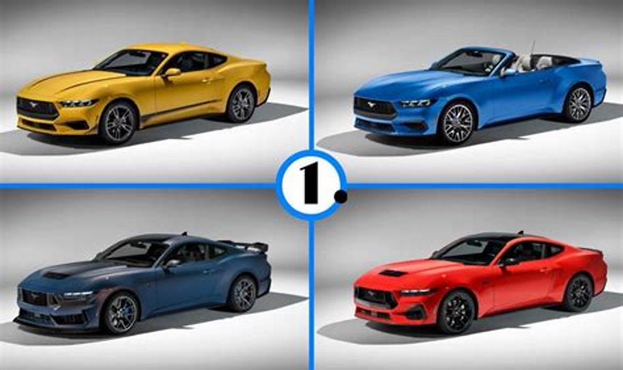 2024 Ford Mustang Colors