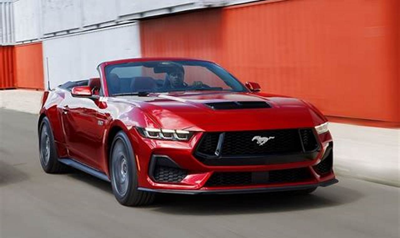 2024 Ford Mustang Gt Convertible Premium
