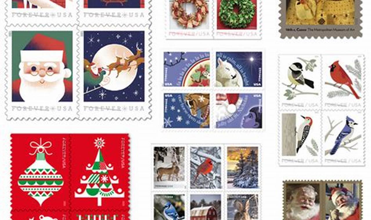 2024 Forever Christmas Stamps