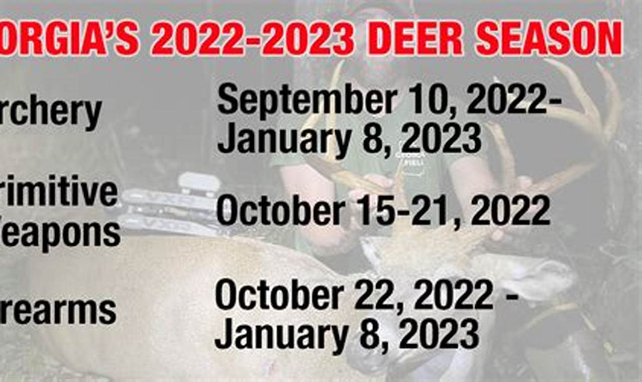 2024 Georgia Deer Season Dates