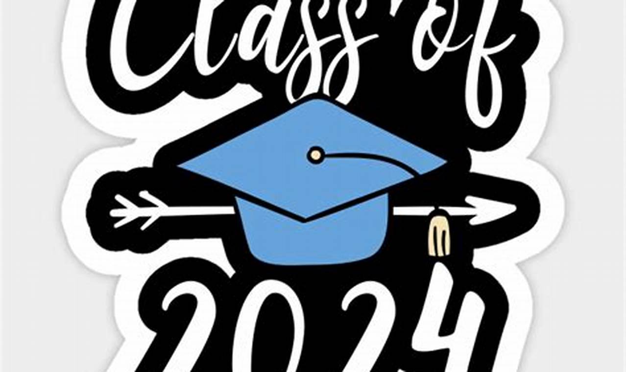 2024 Graduation Stickers Printable