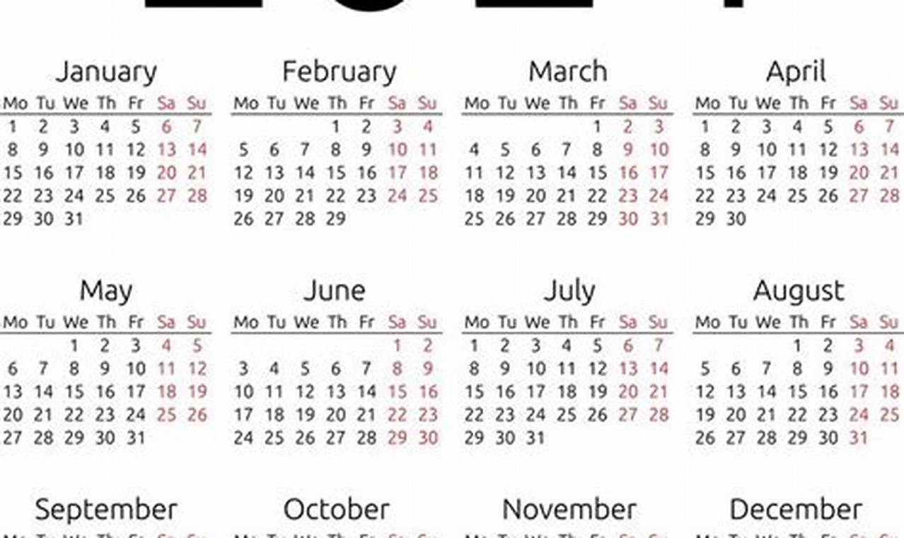2024 Great Big 12 Month Wall Calendar Date