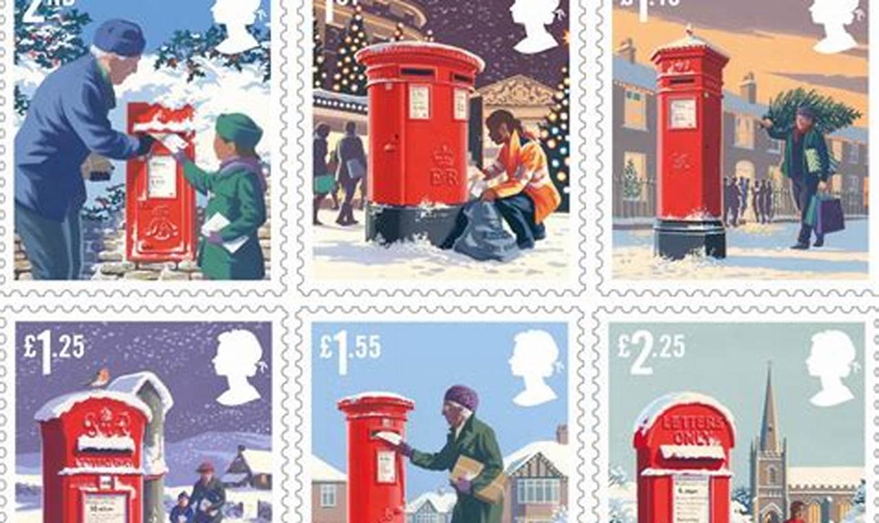 2024 Holiday Postage Stamps