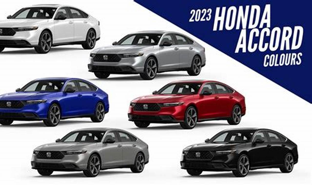 2024 Honda Accord Color Chart