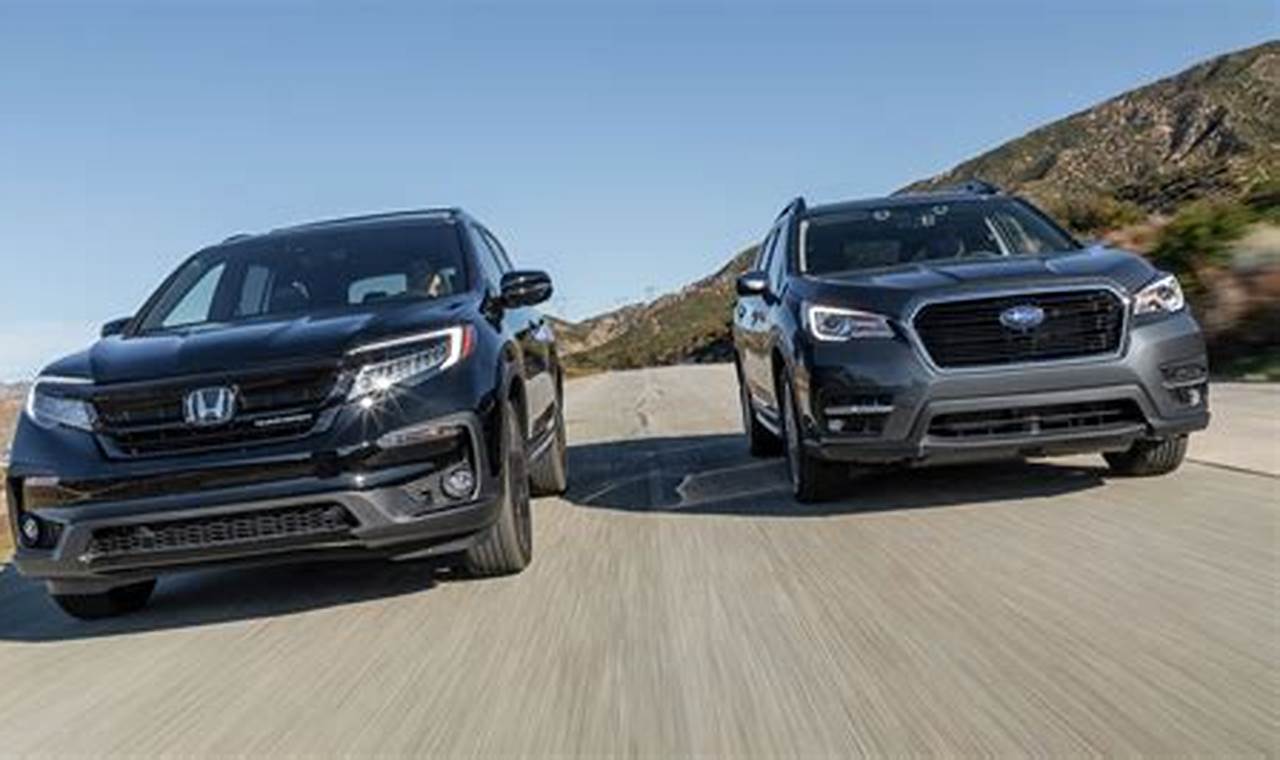 2024 Honda Pilot Vs Subaru Ascent