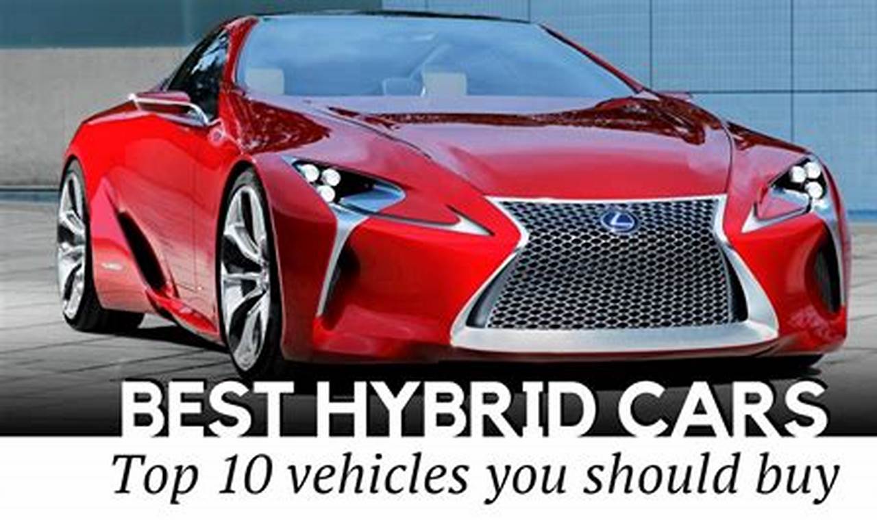 2024 Hybrid Cars With The Best Gas Mileage